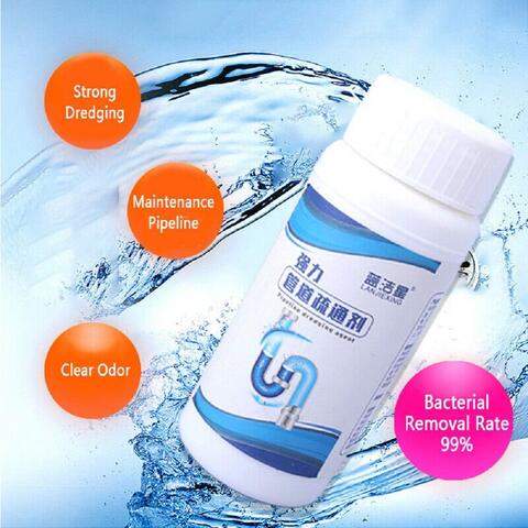 Pipe Dredge Deodorant Quick Cleaning Dredge Agent for Kitchen Toilet  Pipeline