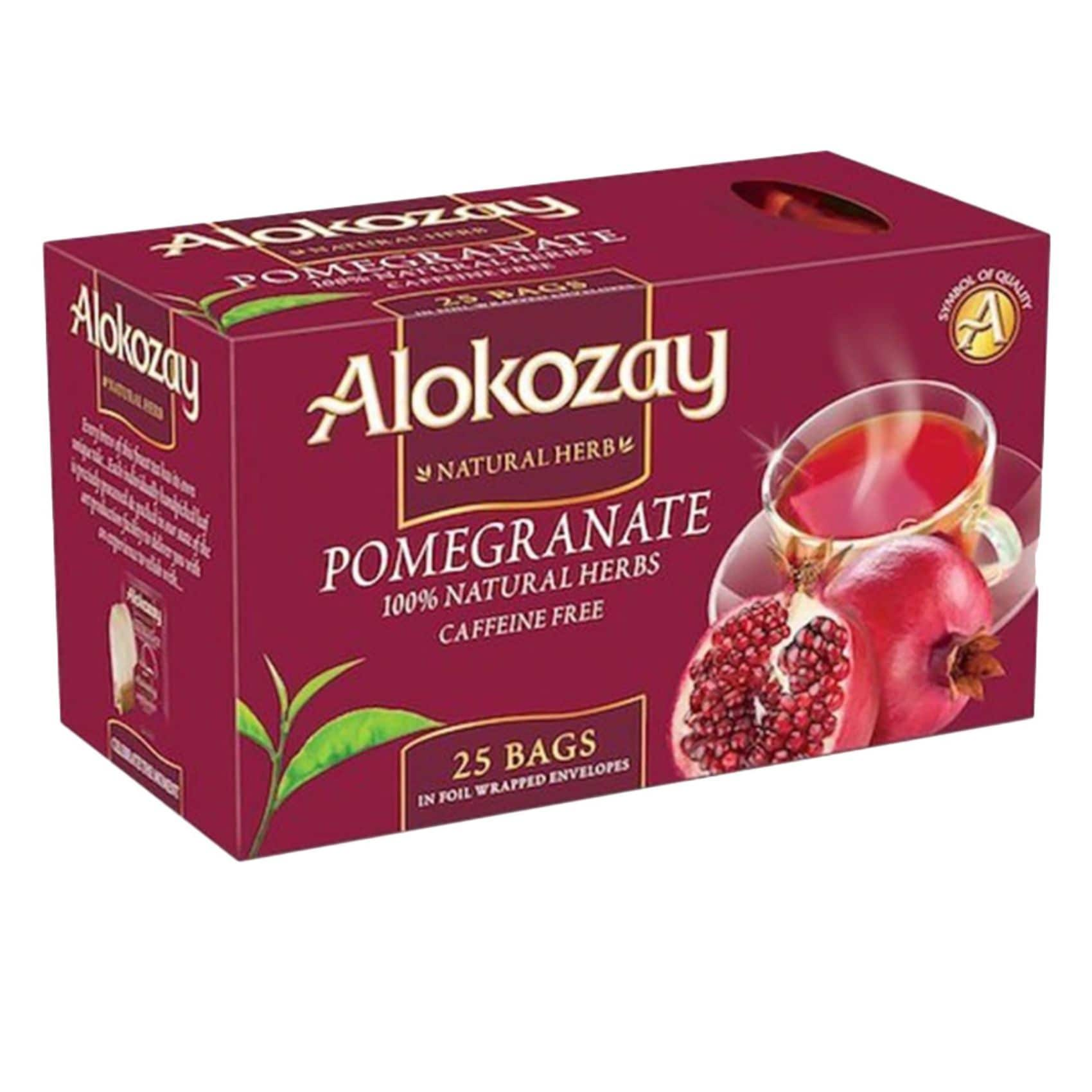 Buy Alokozay Pomegranate Herbal Tea 50g Online Shop Beverages on Carrefour UAE