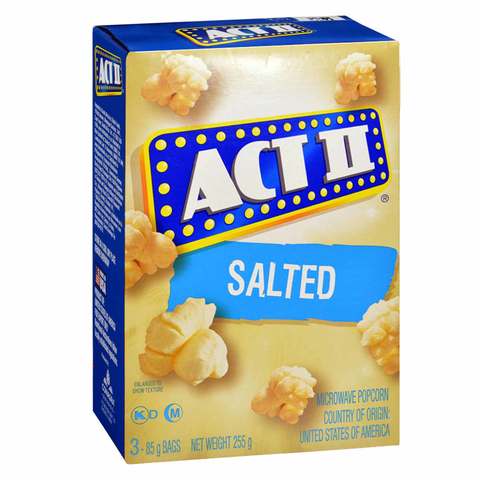 Act II Salted Popcorn 255g