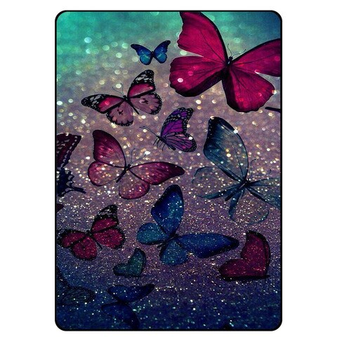 Theodor Protective Flip Case Cover For Apple iPad Mini 1, 2, 3- 7.9 inches Glitters Butterfly