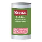 Buy Sanita Trash Bags Roll - 55 x 50 Cm - 25 Bags in Egypt
