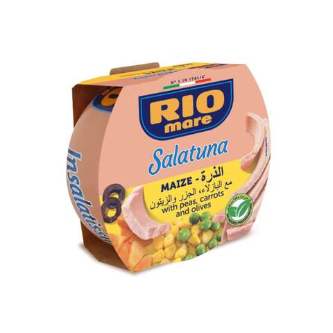 Rio Mare Salatuna Maize With Peas Carrots And Olives 160g