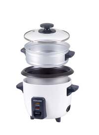 Sonashi Rice Cooker With Steamer 600.0ml 350.0 W SRC-306 White/Grey