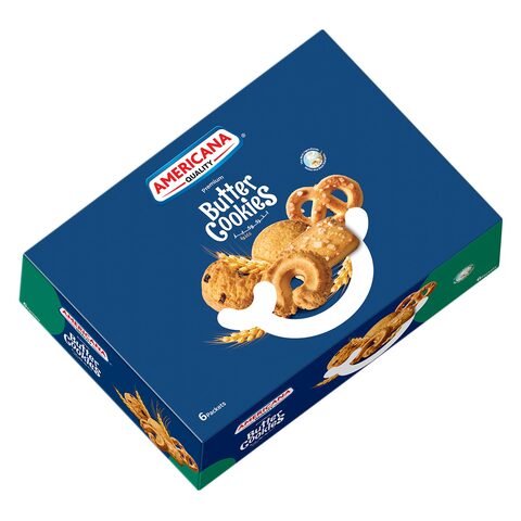 Americana Butter Cookies Blue 100g &times;6 Pieces