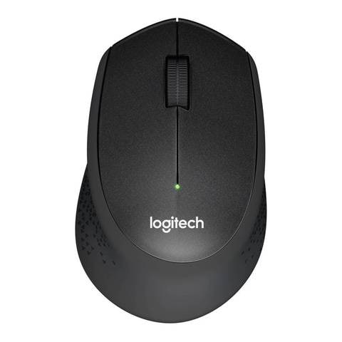 Logitech Mouse Wireless M330 Silent Plus Black