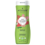 اشتري little leaves 2in1 Shampoo  body wash - watermelon  coco في الامارات