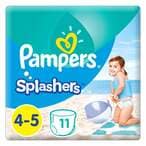Buy Pampers Splasher Swimming Baby Diapers Maxi Size 4 - 11 Diaper in Kuwait