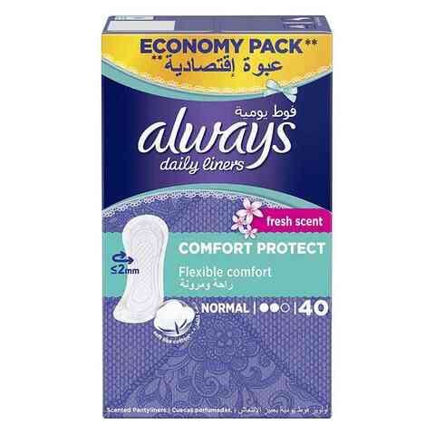 Always Panty Liners Comfort Protect 40 Pieces