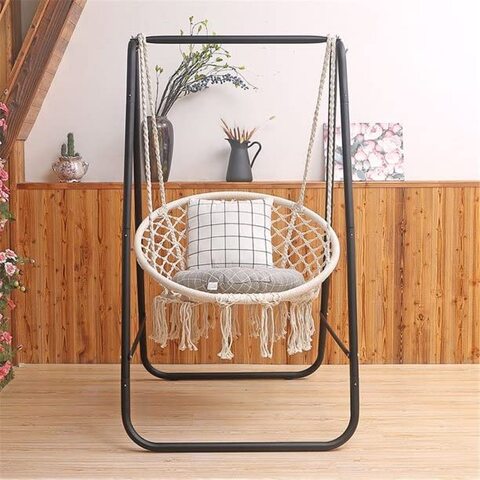 Padded garden swing outlet seat