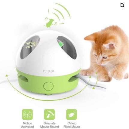 Buy Petgeek Cat Toys Hiding Mouse in UAE