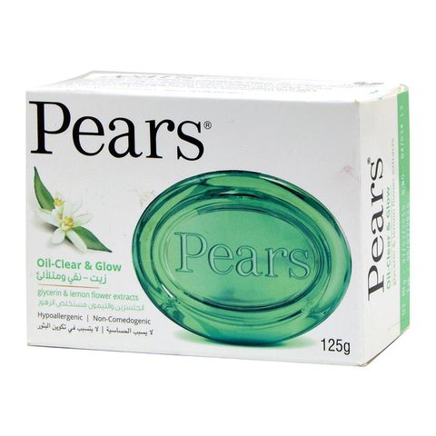 Pears soap oil clear lemon 125 g