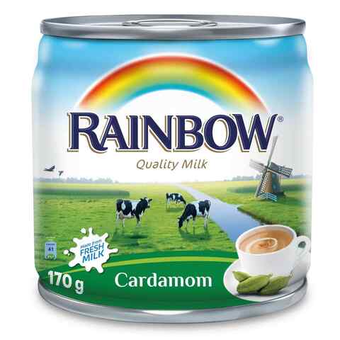 Rainbow Evaporated Milk Cardamom Vitamin D 170g