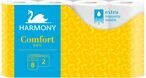 اشتري Harmony Comfort Toilet Paper 4 Packs  Of 32 Rolls X 156 Sheets 2 Plies  White,  20.5meter 100% cellulose Imported في الامارات