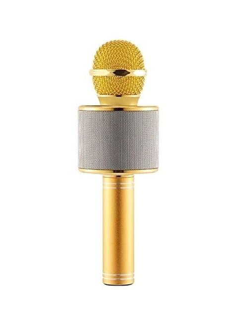Generic Bluetooth Karaoke Microphone Ws-858 Gold/White/Silver