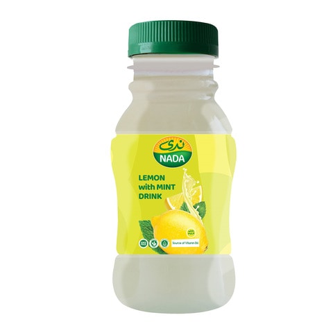 Buy Nada Juice Lemon With Mint And Pulp 200ml in Saudi Arabia