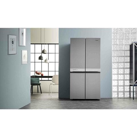 Ariston French Door Refrigerator 677L AQ5DI24JVS Silver