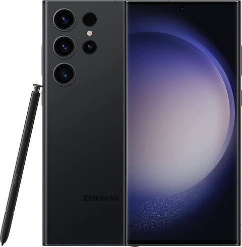 Samsung Galaxy S23 Ultra, Dual SIM, 256GB, 5G, Phantom Black - Middle East Version (Non UAE)