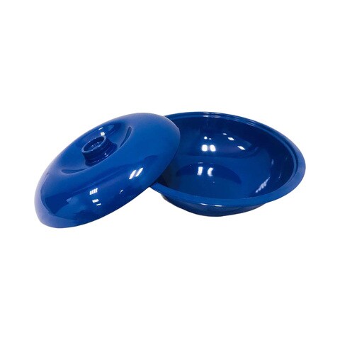 Hoover Casserole With Lid Blue
