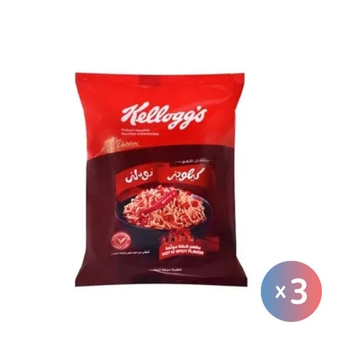 Buy KELLOGGS NOODELS H.SPICY 70G*3G in Egypt