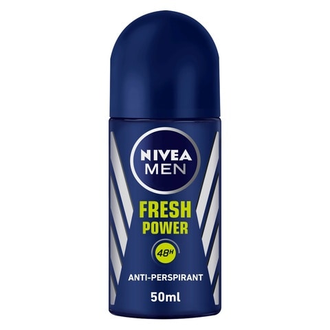 NIVEA MEN Antiperspirant Roll-on for Men  Fresh Power Fresh Scent  50ml