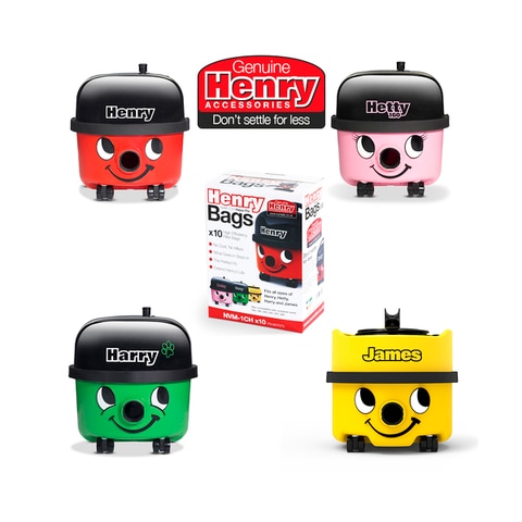 Numatic Hepa-Flo Dust Bags Pack of 20 Freshener Tabs for Henry Hetty Harry James Vacuum Cleaner 