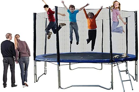 Rainbow Toys - Toys 14 Feet Trampoline 12 Inch net Size Trampoline