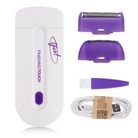 Generic-Rechargeable Painless Touch Laser Epilator Facial Body Hair Remover Flawless Removal Depilator  Shaving Trimmer Device