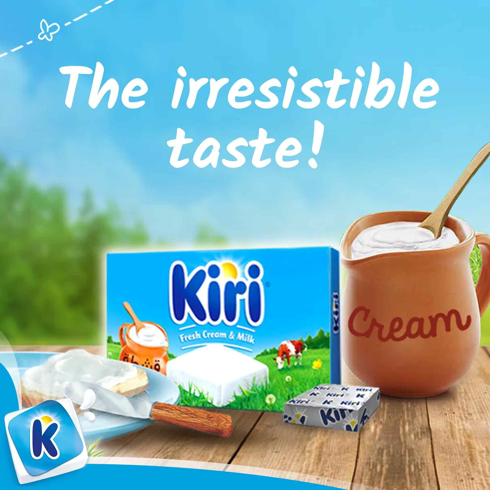 Buy Kiri Spreadable Cream Cheese Squares 24 Portions 432g Online Shop