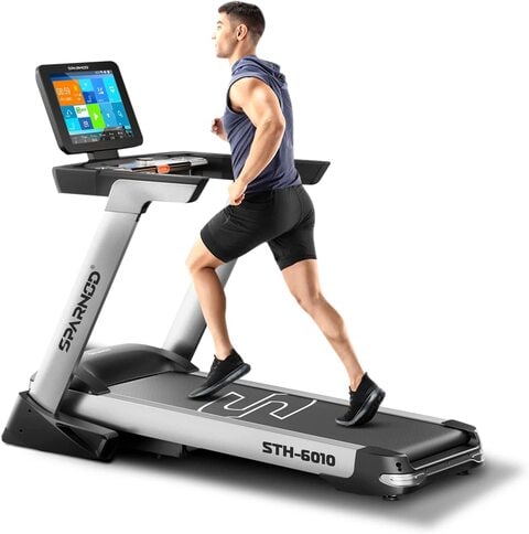 Treadmill with automatic deals incline