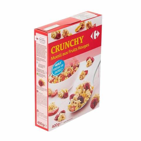 Carrefour Crunchy Red Berry Muesli 400g