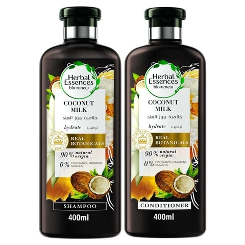 Herbal Essences Bio Renew Coconut Milk Shampoo 400ml + Conditioner 400ml