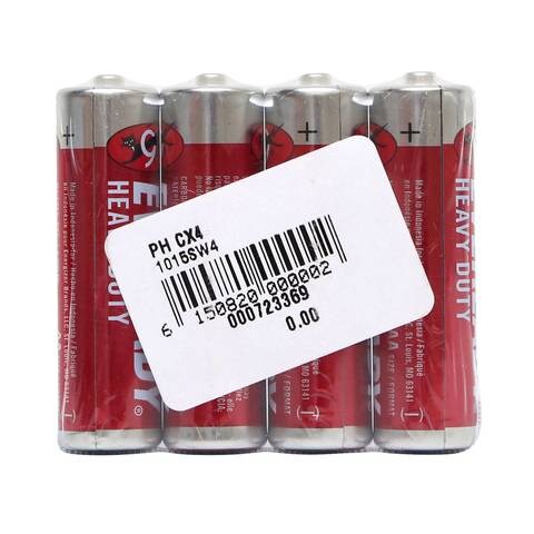Evereday Battery AA Red 1.5Vx4pcs