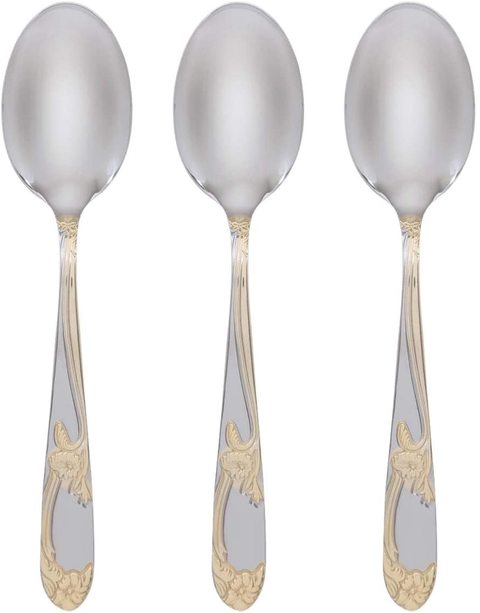 3PCS DINNER SPOON -GOLD -CT-335DS