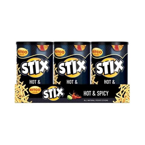 Kitco Hot And Spicy Potato Stix 45g Pack of 6