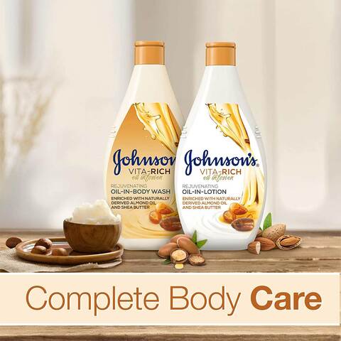Johnson&#39;s Vita-Rich Oil Infusion Rejuvenating Oil-In-Lotion White 400ml