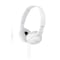 Sony Headphone MDR-ZX110AP White