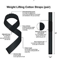 ULTIMAX Weight Lifting Straps Crossfit Wrist Support Wraps lifting straps neoprene padded fitness strap &amp; gym straps for fitness strength-training-equipment weight-lifting gym workouts bodybuilding