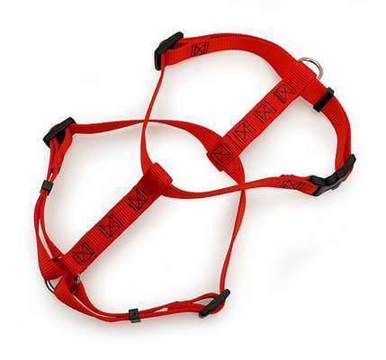 Petmate Nylon Dog Harness 5/8&quot;X14-20&quot; Red