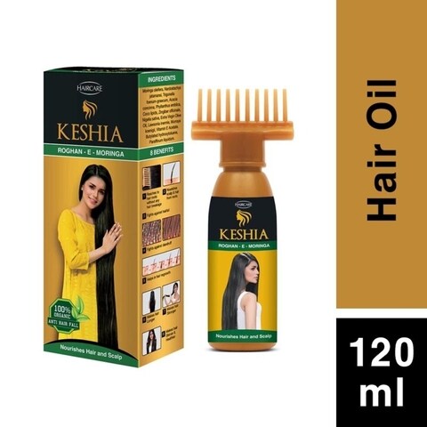 HairCare Keshia Roghan-E-Moringa Organic Hair Oil 120ml
