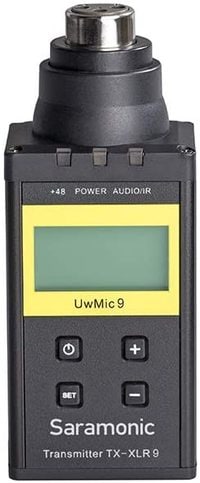 Saramonic Tx-Xlr9 Plug-On Xlr Transmitter For Uwmic9 Digital Uhf Wireless Microphone System