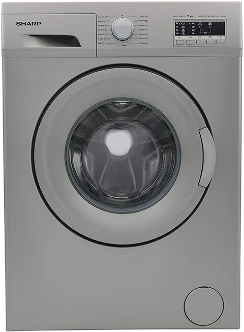 Buy Sharp 7 KG Front Load Washing Machine, Model - ES-FE710CZ-S Online - Shop Electronics & Appliances on Carrefour UAE