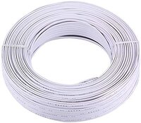 Telephone Cord 4 core roll rj11 flat telephone cable 70m/ 240Feet Flat Landline Phone Line Wire with 30pcs RJ11 6P4C Plug, for Any Phone, Modem, Fax Machine