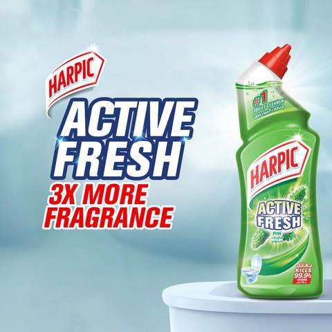 Harpic Active Fresh Pine Toilet Cleaner Green 1L