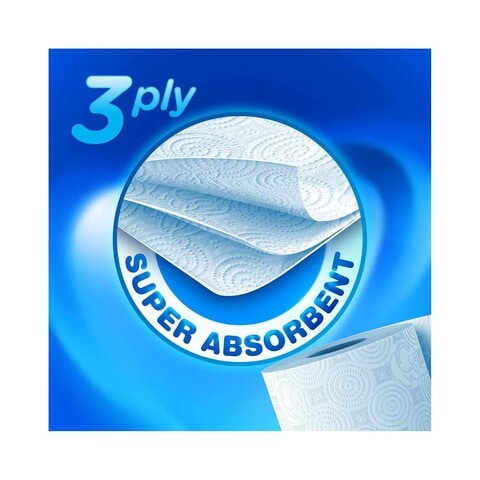 Selpak 3 Ply Super Soft Toilet Paper Rolls 8 count White