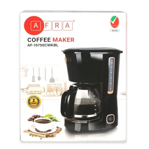 Buy AFRA Japan Coffee Maker, 1.7L Capacity, 750W, Anti-Drip, Removable  Filter, Automatic Shut Off, Stainless Steel Finish, G-Mark, ESMA, RoHS, CB,  2 Years Warranty Online - Shop Electronics & Appliances on Carrefour