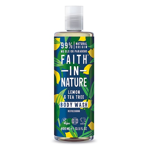Faith In Nature Body Wash - Lemon &amp; Tea Tree 400Ml