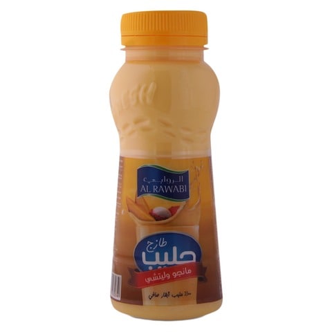 Al Rawabi Mango lychee milk 200ml