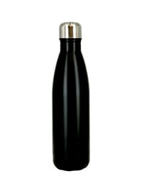 Rahalife Vacuum Insulated Stainless Steel Water Bottle, Sport Water Bottle Leak-Proof Double Wall Cola Shape Bottle, Keep Drinks Hot &amp; Cold - 500 ml, White/Black