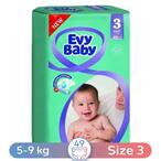 Buy Evy Baby Baby Diapers , Midi Size 3 - 46 Diaper in Egypt