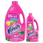 Buy Vanish Laundry Stain Remover Liquid for White and Coloured Clothes, 3L +1L Free in Kuwait